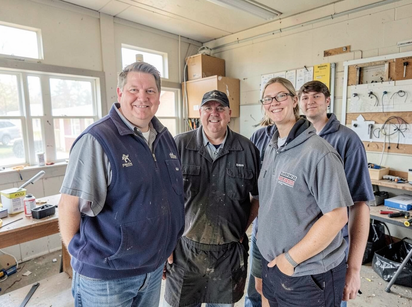 The Roofing Contractor Fargo team at work in Fargo