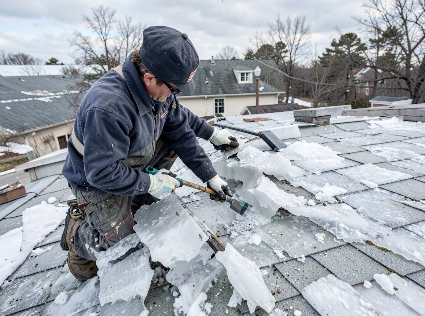 Ice Dam Roof Repair in Fargo, ND